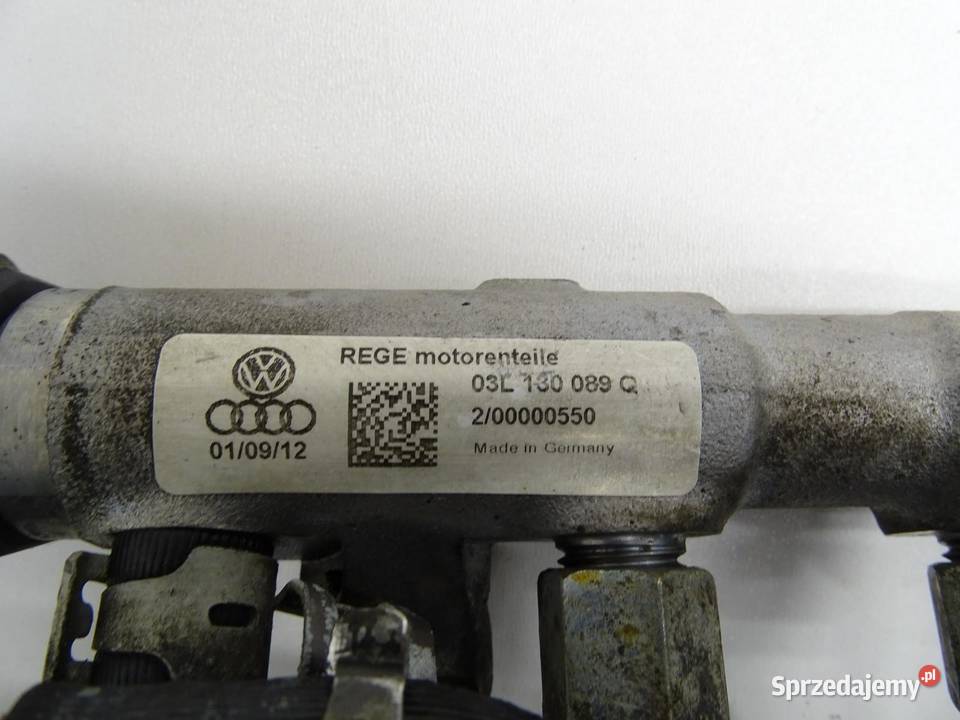 LISTWA WTRYSKOWA RURKI 03L130089Q 20 TDI AUDI A4
