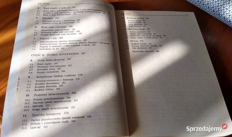 Kurs fizyki 1 Mechanika Teoria kinetyczna A W