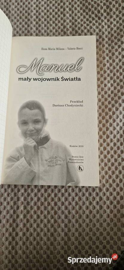 książka Manuel Mały wojownik Światła Enza Maria miękka Pozostałe Kraków