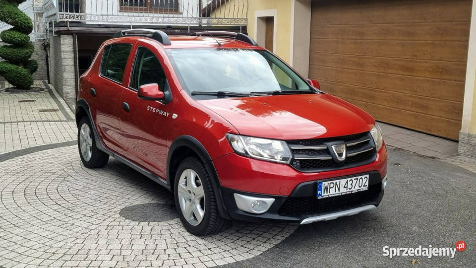 Dacia Sandero Stepway Klima Navi Turbo GWARANCJA wspomaganie kierownicy Płońsk sprzedam