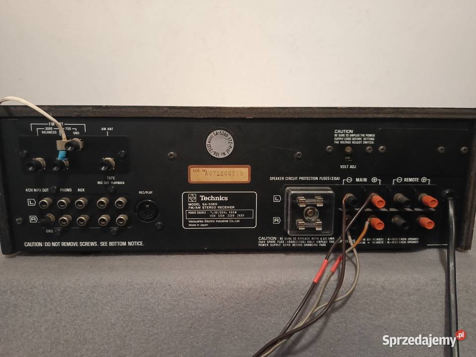 Amplituner TECHNICS SA 5360 moduł Bluetooth Gdynia