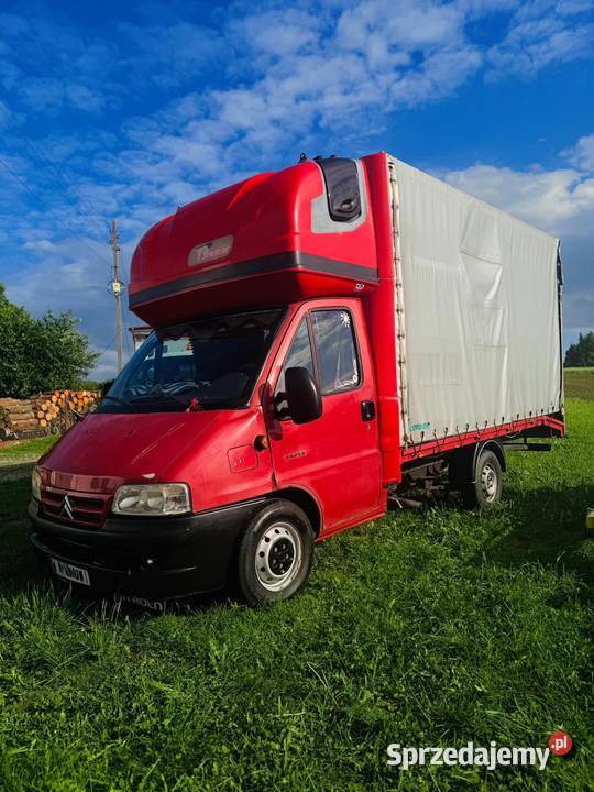 Citroen Jumper 28Hdi autolaweta kryta plandeka kupiony w Polsce podkarpackie Krosno