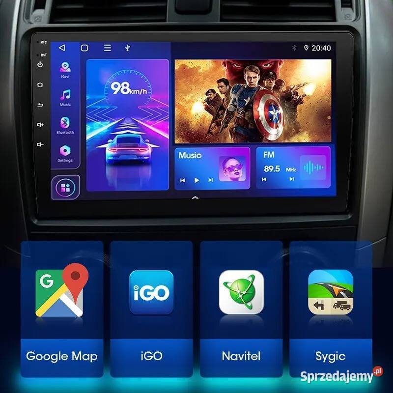 Android 12 radio samochodowe 2 Din dotykowe 10
