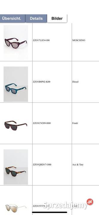 markowe okulary premium hurtownia outlet Warszawa
