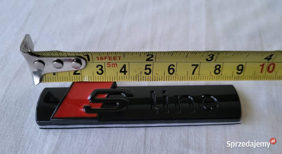 Logo grill S line Audi aluminium nowe sportowy