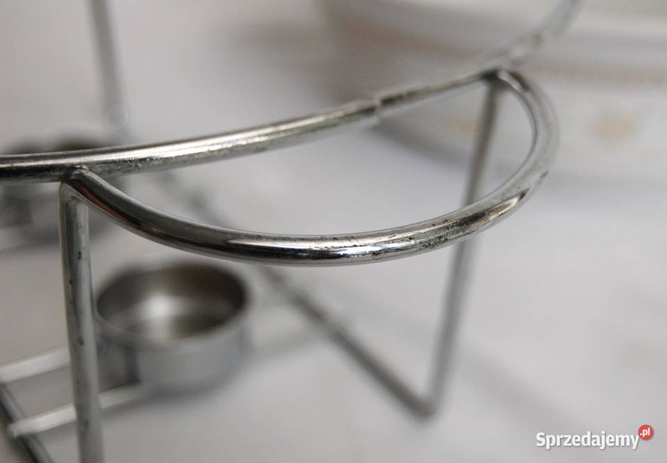 Naczynie żaroodporne ceramiczne ze stelażem lubelskie Lublin