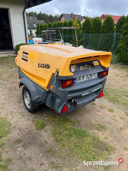 Atlas Copco XAS 57 kompresor śrubowy 7 bar 3 Kiełpino