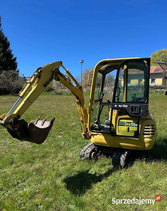 Minikoparka Kamatsu PC15r8 łódzkie Sieradz sprzedam