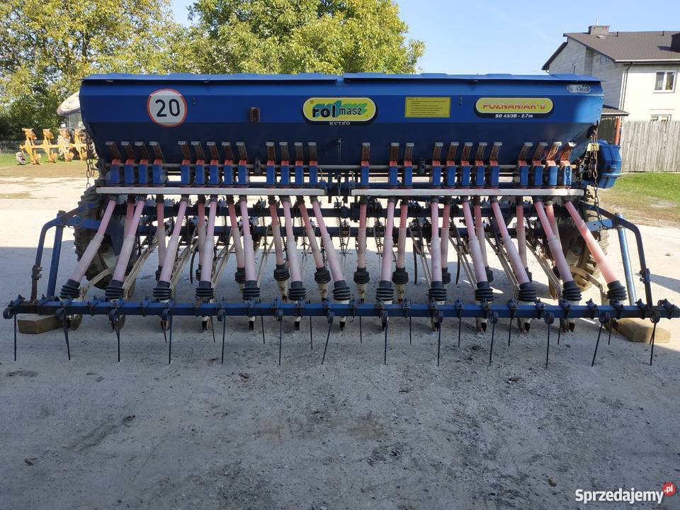 Siewnik Poznaniak 6 nieuszkodzony Maszyny rolnicze Radawiec Duży