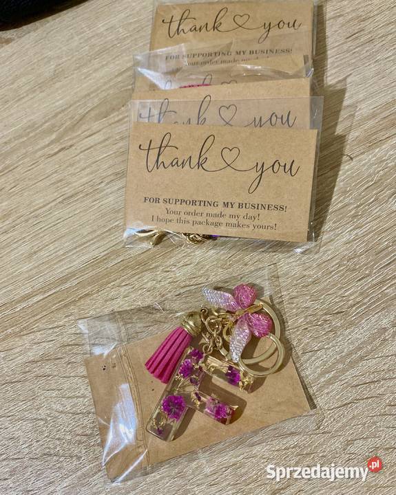 Brelok do torebki z literą F świętokrzyskie Kielce