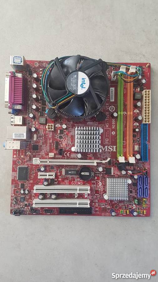MSI MS7528 ver11 G31M3F i Intel Pentium D 34 GHz zintegrowana karta graficzna Warszawa