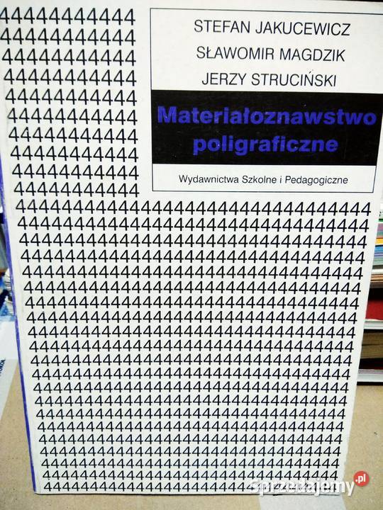 Materiałoznawstwo poligraficzne unikatowe Antykwariat