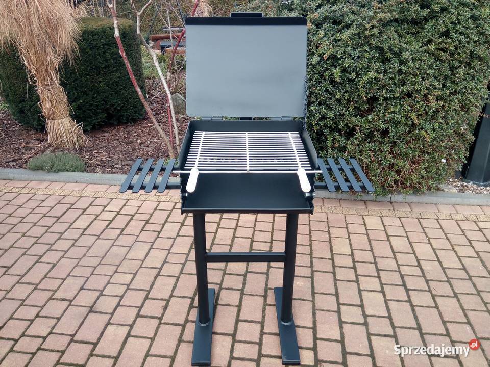 Grill ogrodowy blacha 4 mm 2 standardowe tacki Damasławek