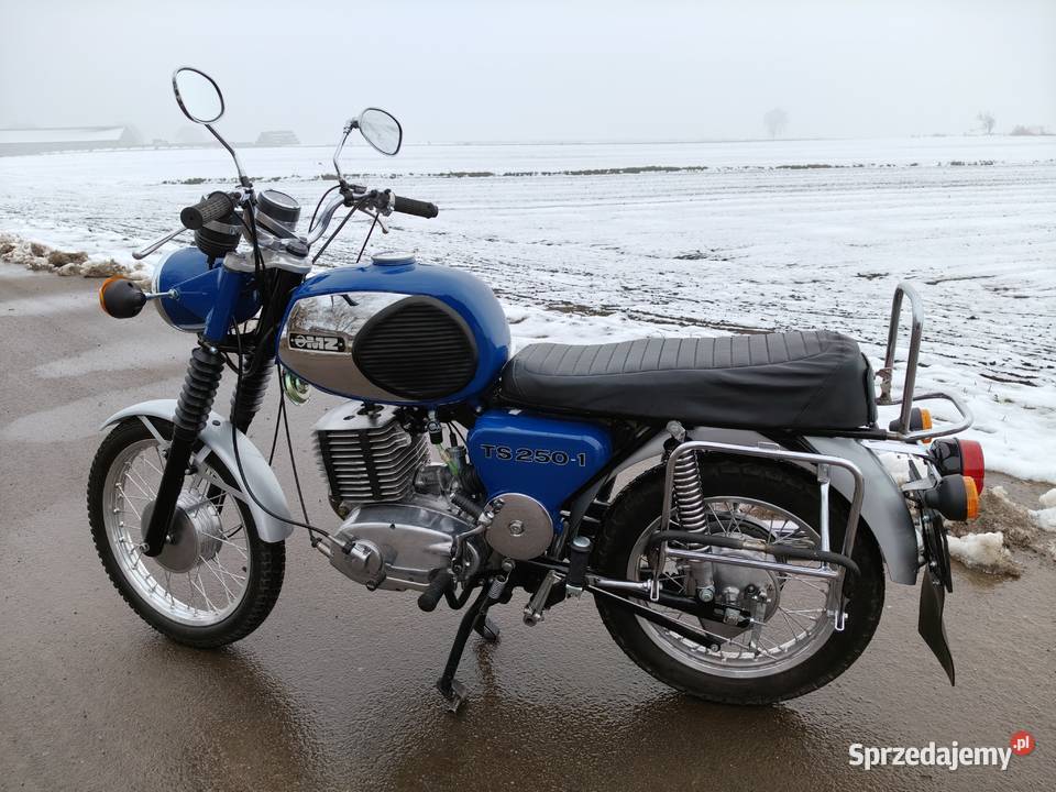 Motocykl MZ TS 250 z 1979r z dokumentami do Nowe Skalmierzyce
