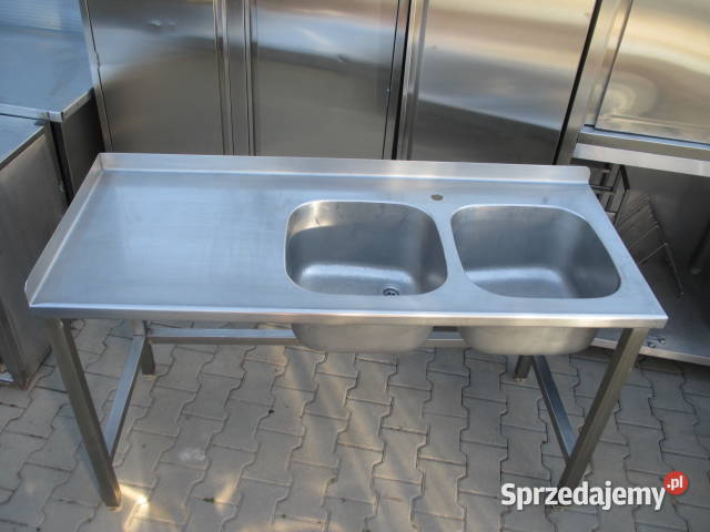 Zlew Gastronomiczny 2 Komorowy Stół Ze Zlewem Ostrów Wielkopolski sprzedam
