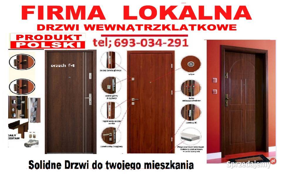 Drzwi do mieszkania wejściowe zewnętrzne z Rzeszów