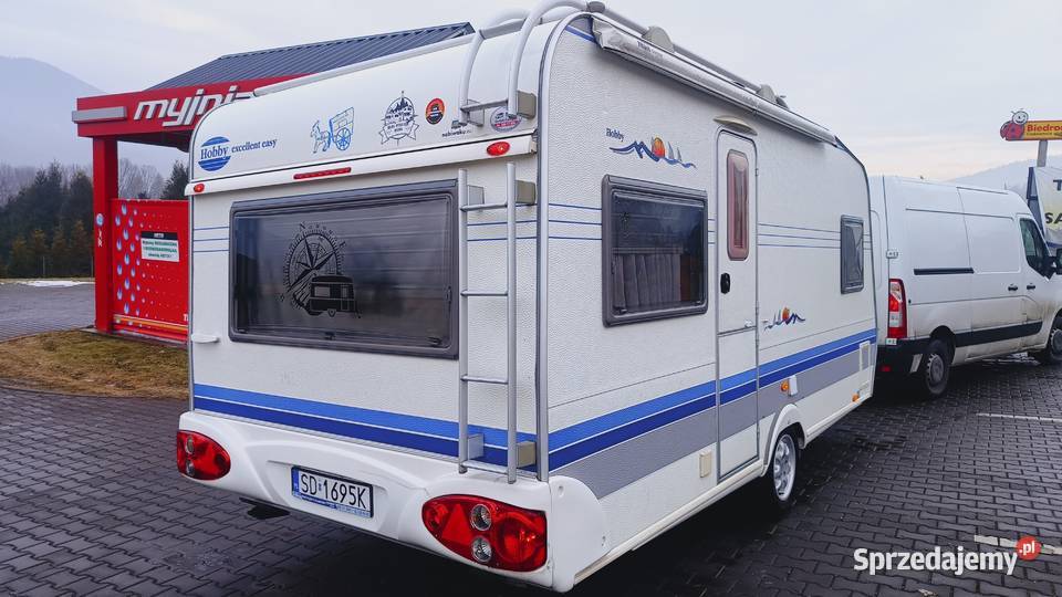 przyczepa kempingowa HOBBY 2005r MOVER Międzybrodzie Bialskie