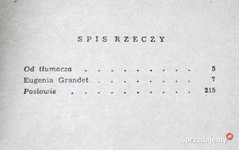 Eugenia Grandet Honoriusz Balzac