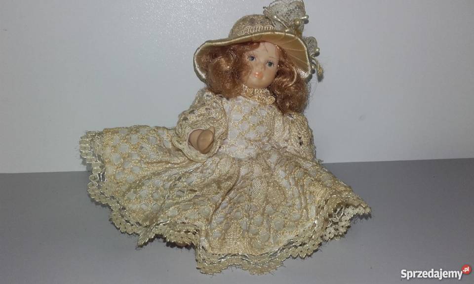 Zestaw porcelanowych lalek rower wózek huśtawka Lalki i akcesoria Ropczyce