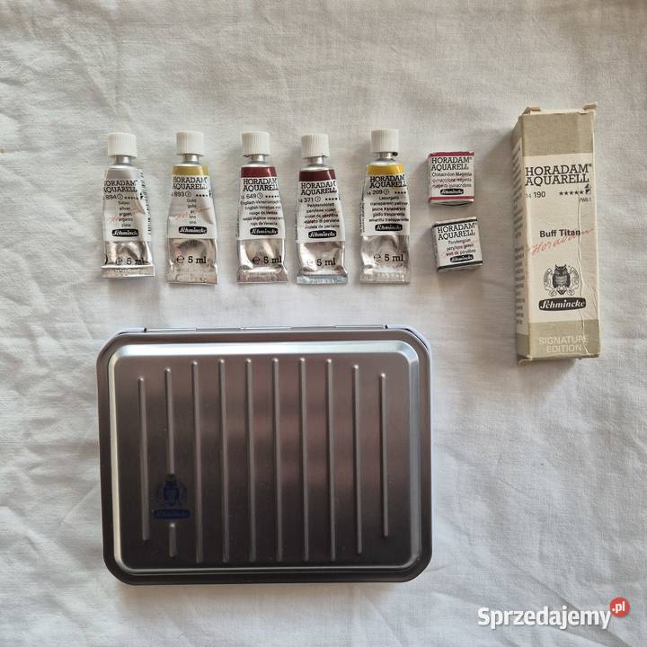 Schmincke Horadam 6 tubek 2 półkostki 1 box