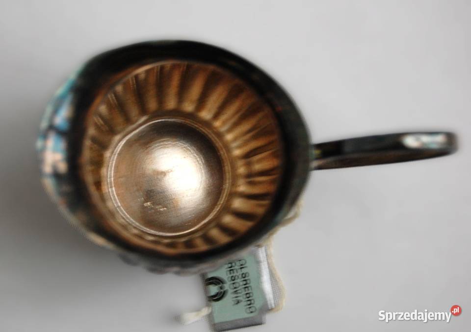 Posrebrzany mlecznik platerowany srebrem lubelskie Lublin