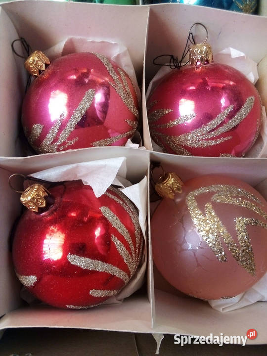 stare bombki vintage PRL śląskie Częstochowa