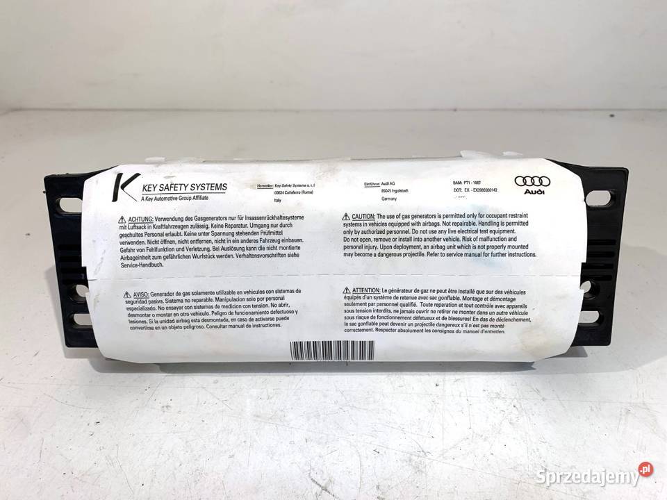 KOKPIT PODUSZKI KOMPLET AUDI Q7 4L 4L0880201AC Deski rozdzielcze, konsole