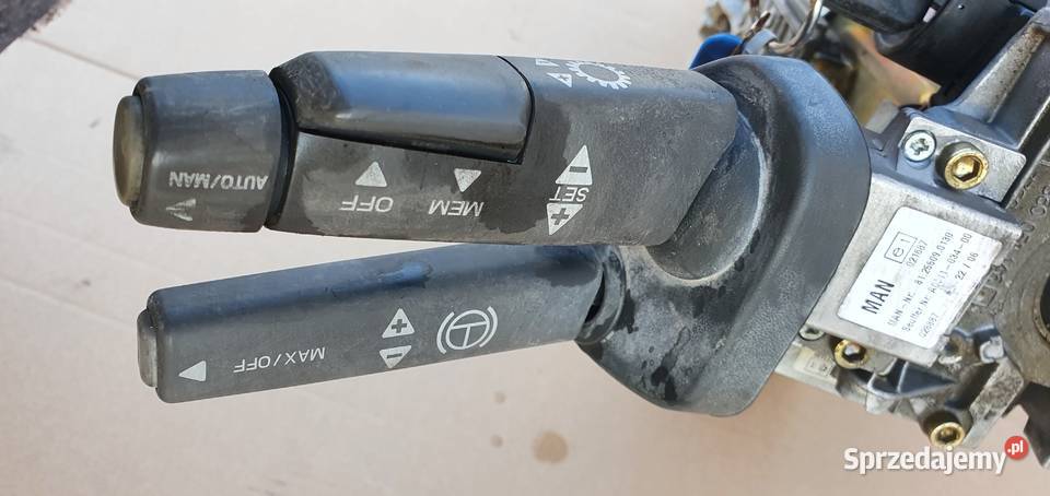 MAN TGA TGL MANETKA PRZEŁĄCZNIK TEMPOMATU ciężarowe Wyposażenie wnętrza lubuskie Bieleń