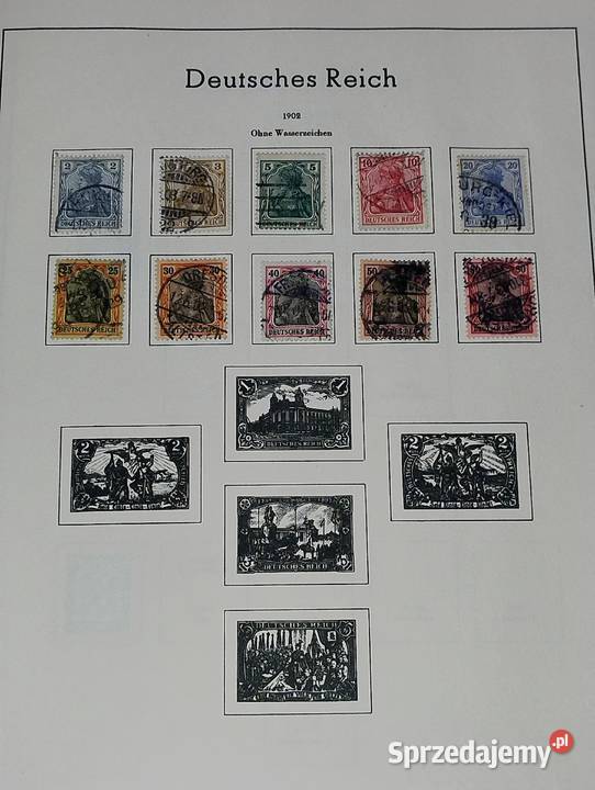Znaczki deutsches reich Pozostałe Gdynia