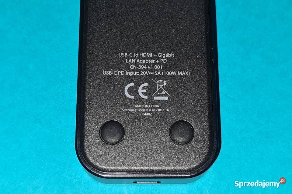 Sitecom Adapter Usb C HDMI Gigabit Lan PD mazowieckie Warszawa