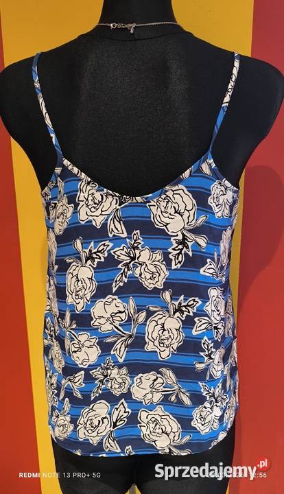 Top topik bluzka bluzeczka niebieski