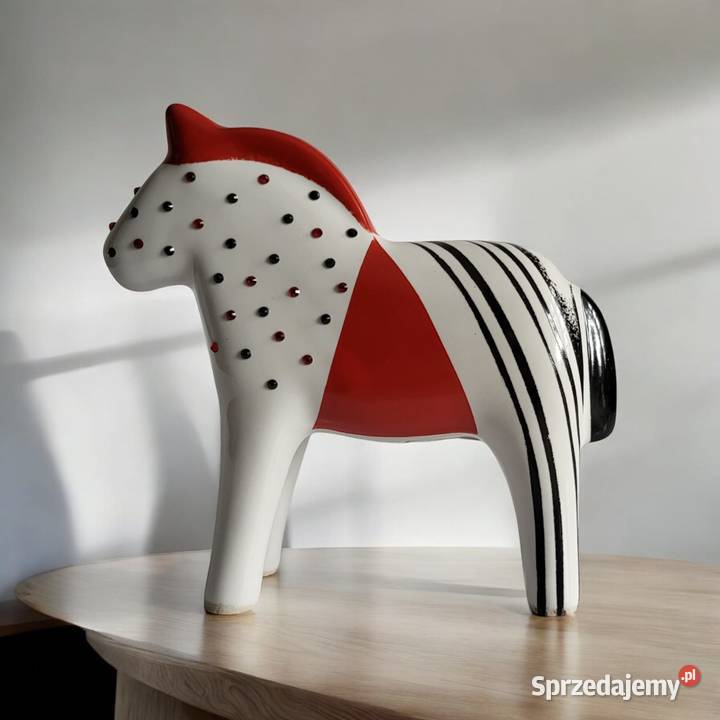 Koń Figurka Konik ceramiczny ręcznie malowany Sierakowice sprzedam