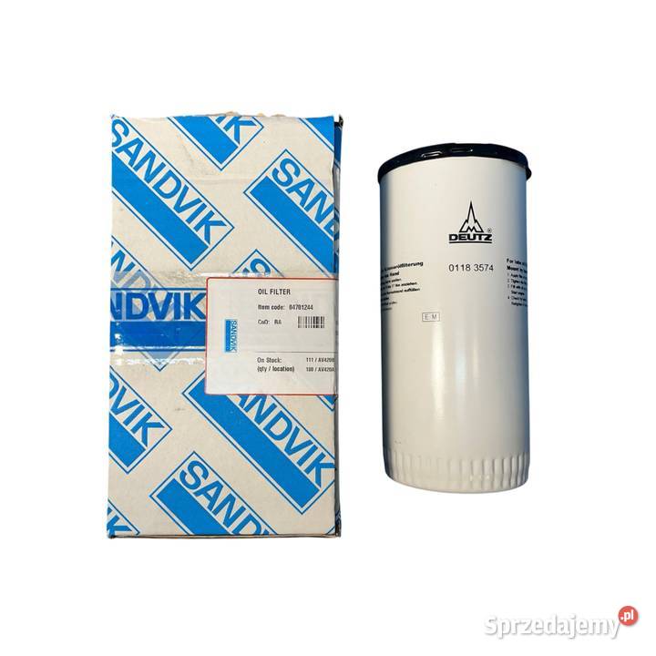 Sandvik 04701244 Sandvik 047 012 44 Filtr oleju Poznań sprzedam