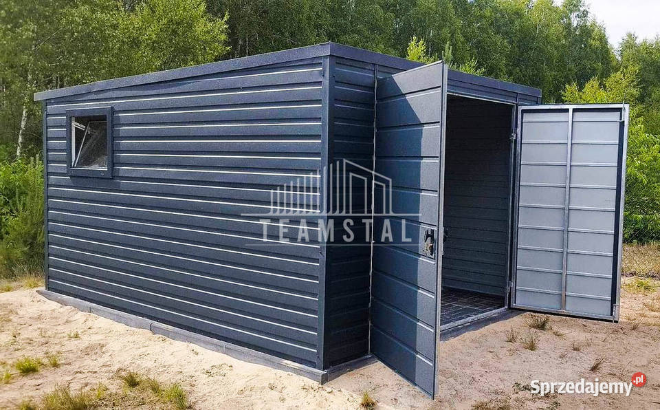 SCHOWEK DOMEK OGRODOWY 3m x 4m spad tył Brama Sprzedaż Szczecin