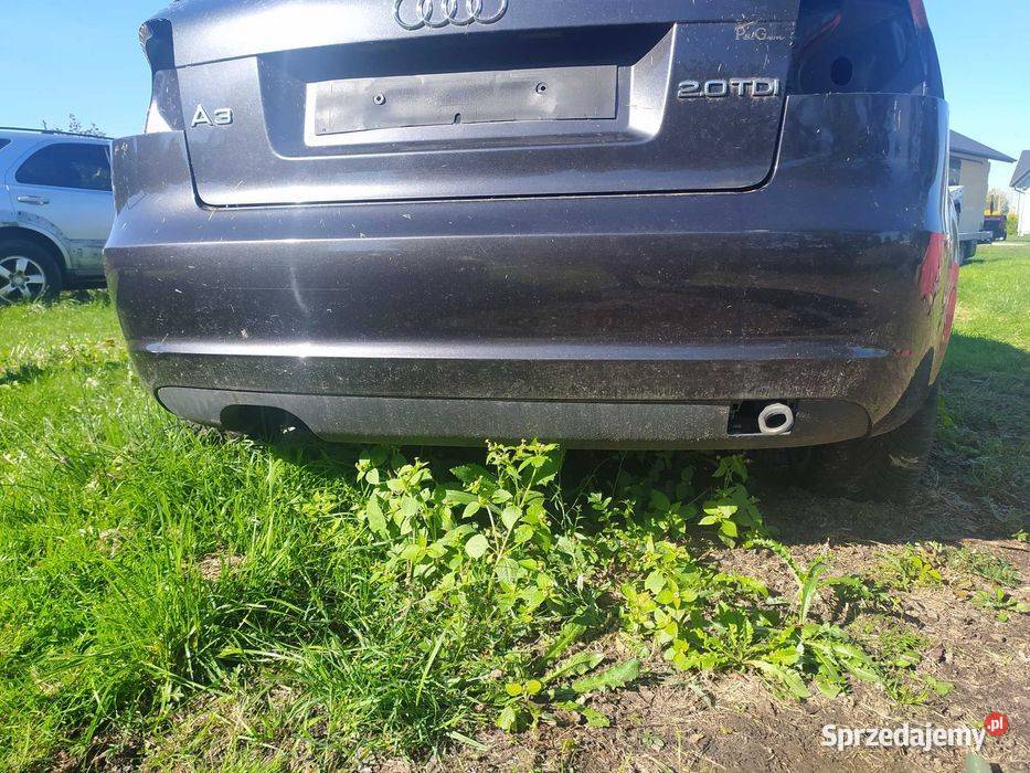 Tylny zderzak Audi A3 8P 3D Części samochodowe Krzemień Drugi