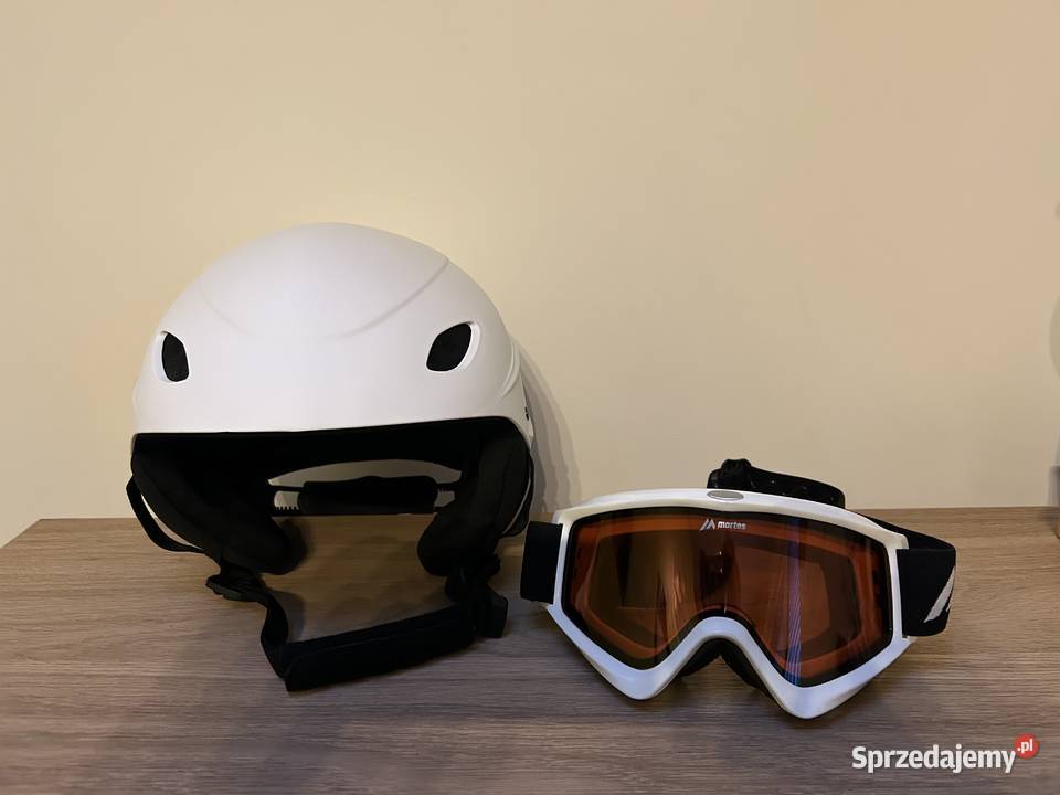 Dziecięcy kask narciarski gogle Wódka