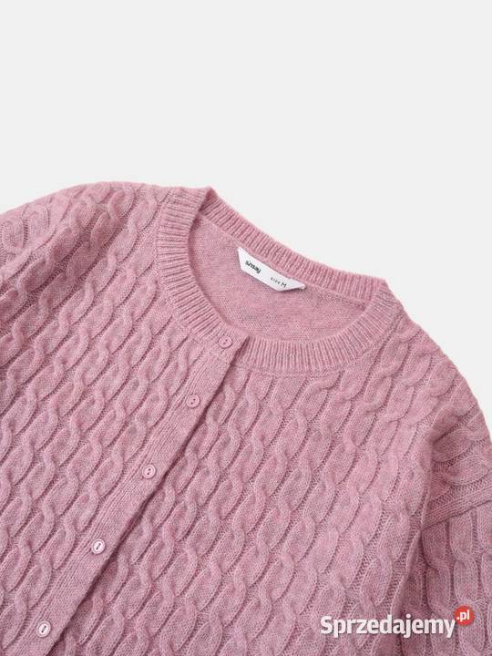 różowy sweter rozpinany Sinsay S Olkusz sprzedam