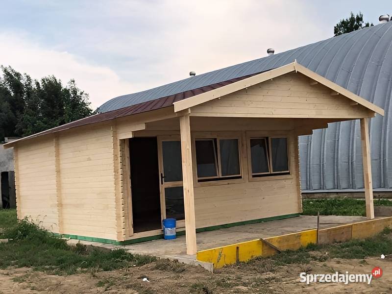 Drewniany domek dom letniskowy Helena 27m2 Parzymiechy