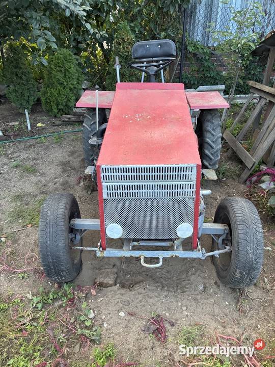 Mini traktorek własnej konstrukcji Silnik 126p Łódź