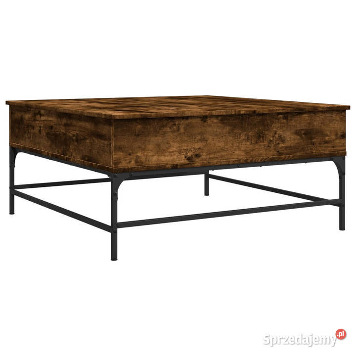 Stolik kawowy przydymiony dąb 95x95x45 WM3217066