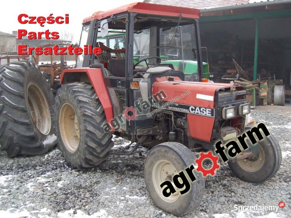Case 633 części skrzynia biegów silnik most oś Części i osprzęt rolniczy Byków