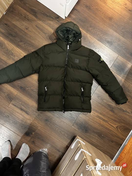 Kurtka puchowa Stone Island khaki śląskie Tychy