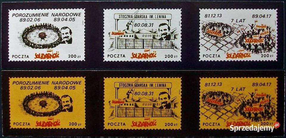 Poczta Solidarności 1989 Antyki, Sztuka, Kolekcje Leźnica Wielka-Osiedle