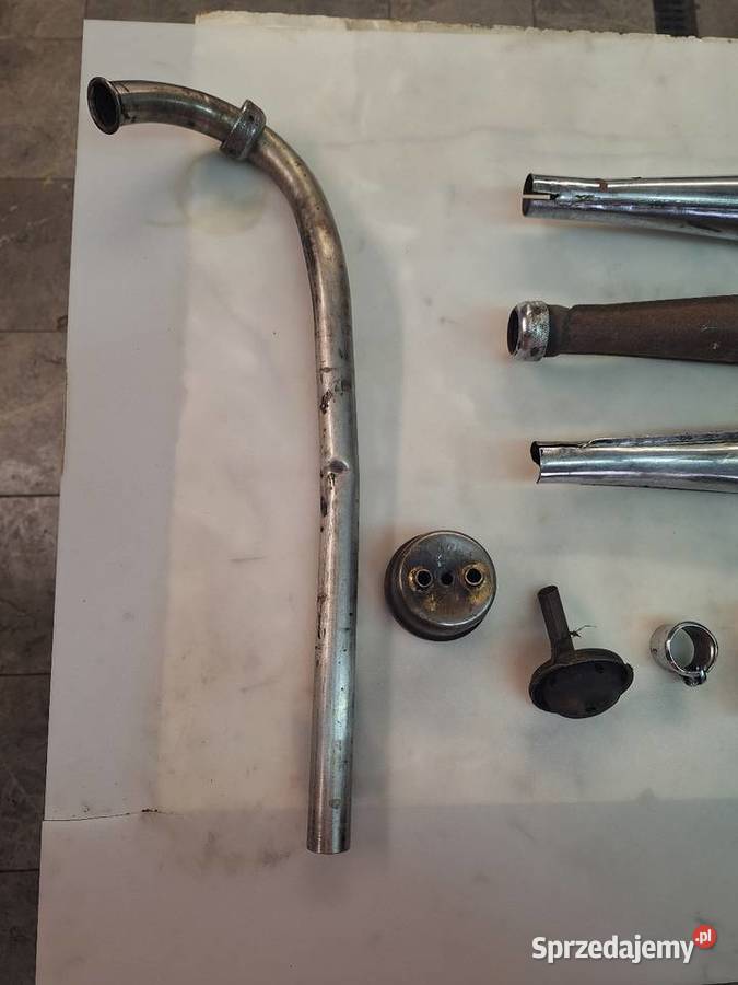 Tłumik kolanko wydech komar romet motorynka ogar Tłumiki