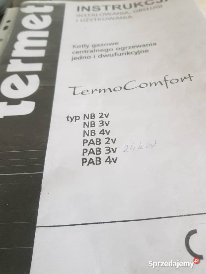 Termet Termomax PAB 3v TermoComfort Kraków sprzedam