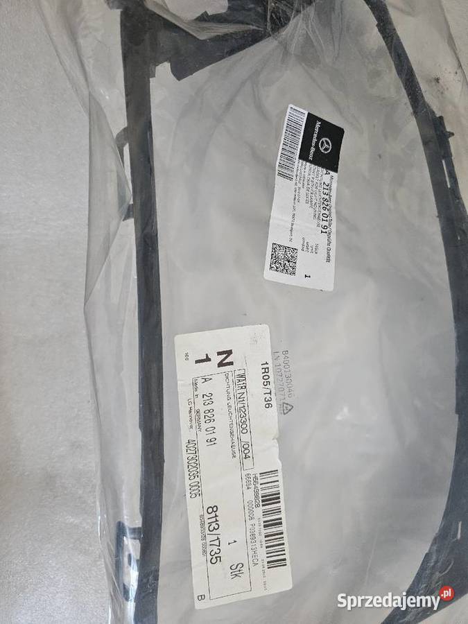 MercedesBenz OE A2138260091 uszczelka reflektora lubuskie Wschowa