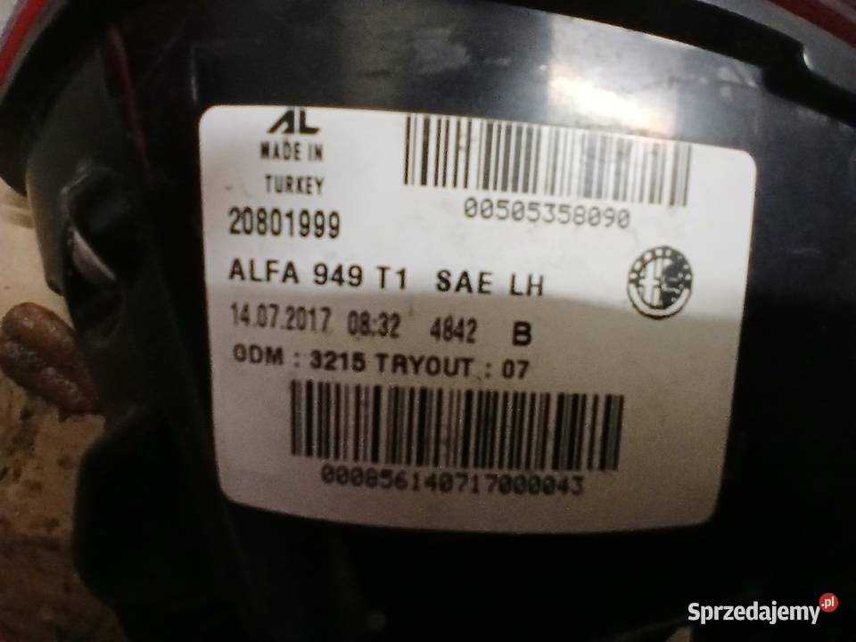 Lampy tylne USA alfa romeo stelvio Mińsk Mazowiecki