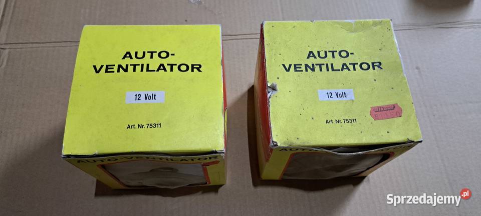 Wentylatorek 12V retro oldschool Luzino