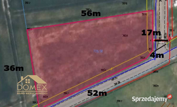 Grunt 1522m2 Hażlach 1522m2