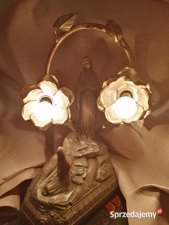 Lampka z Matką Boską antyk Warszawa